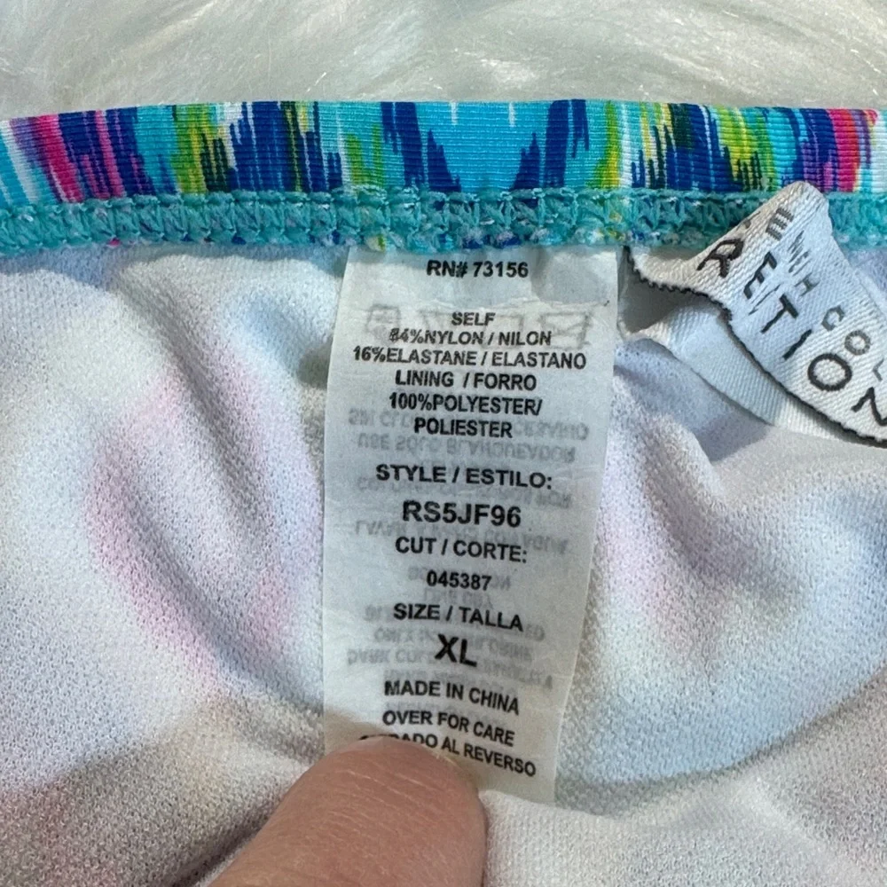 Kenneth Cole Reaction Vibrant Multicolor Design Bikini Bottom Size XL - Picture 6 of 6